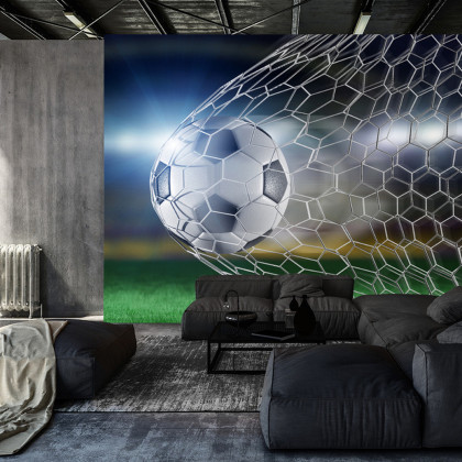 Fototapeta Piłka Nożna Gol 3D