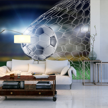 Fototapeta Piłka Nożna Gol 3D