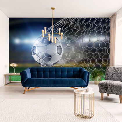 Fototapeta Piłka Nożna Gol 3D