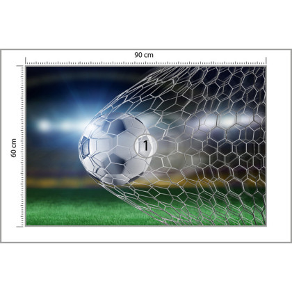 Fototapeta Piłka Nożna Gol 3D