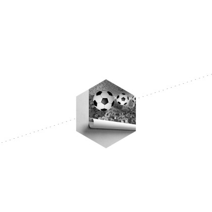 Fototapeta Piłka Nożna Puzzle 3D