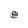 Fototapeta Piłka Nożna Puzzle 3D