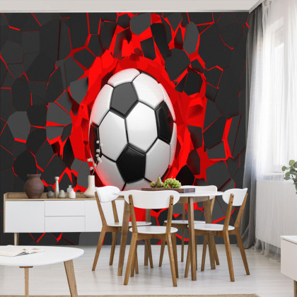 Fototapeta Piłkarska 3D, Pokój Młodzieżowy