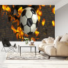 Fototapeta Piłkarska 3D Sport Piłka
