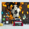 Fototapeta Piłkarska 3D Sport Piłka