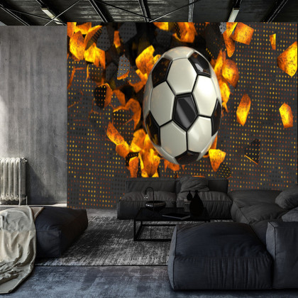 Fototapeta Piłkarska 3D Sport Piłka