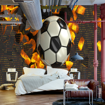 Fototapeta Piłkarska 3D Sport Piłka