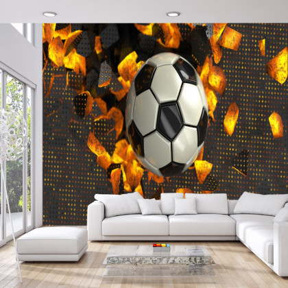 Fototapeta Piłkarska 3D Sport Piłka