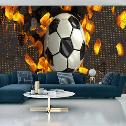 Fototapeta Piłkarska 3D Sport Piłka