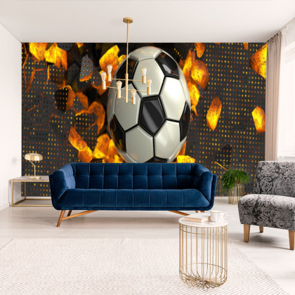 Fototapeta Piłkarska 3D Sport Piłka