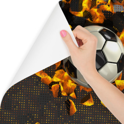 Fototapeta Piłkarska 3D Sport Piłka