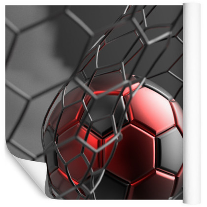 Fototapeta Sportowa Piłka W Bramce