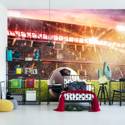 Fototapeta Piłka Nożna Na Stadionie