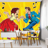 Fototapeta Taneczna Para W Stylu Pop-Art