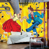 Fototapeta Taneczna Para W Stylu Pop-Art