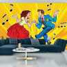 Fototapeta Taneczna Para W Stylu Pop-Art