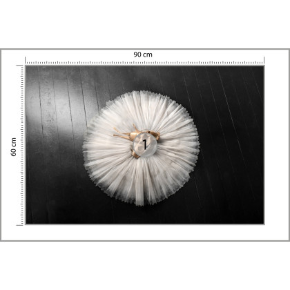 Fototapeta Buty Do Baletu Na Białej Tutu