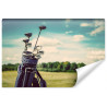 Fototapeta Torba Golfowa Na Tle Pola