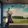 Fototapeta Torba Golfowa Na Tle Pola