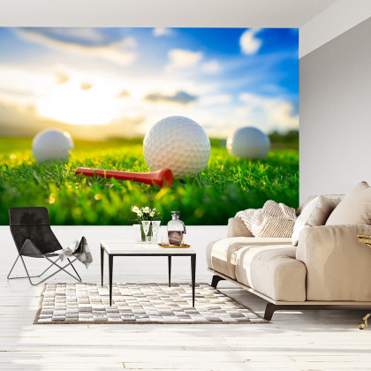 Fototapeta Piłki Golfowe 3D