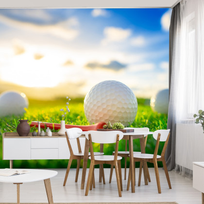 Fototapeta Piłki Golfowe 3D