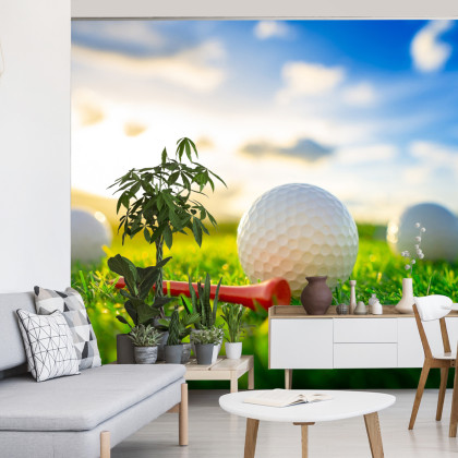 Fototapeta Piłki Golfowe 3D