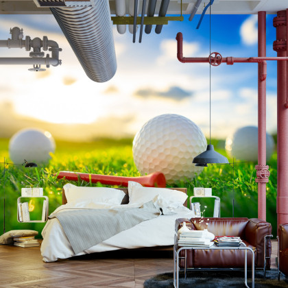 Fototapeta Piłki Golfowe 3D