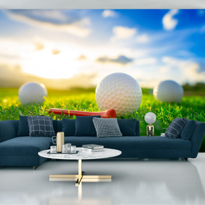 Fototapeta Piłki Golfowe 3D