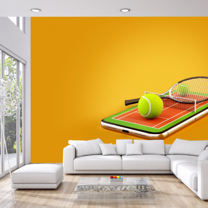 Fototapeta Tenis Na Smartfonie