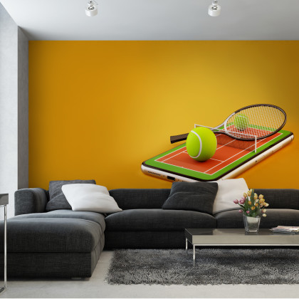 Fototapeta Tenis Na Smartfonie