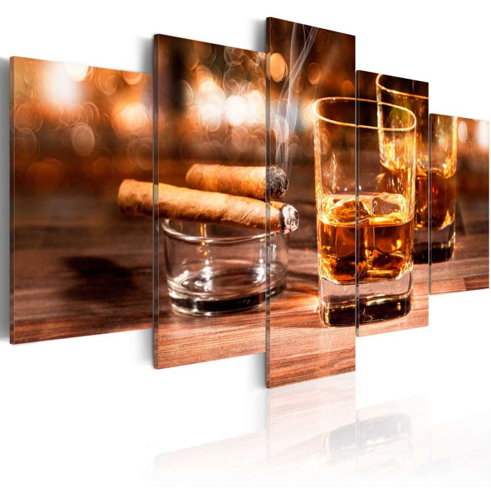 Obraz  Whisky i cygaro