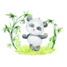Fototapeta Panda I Bambus