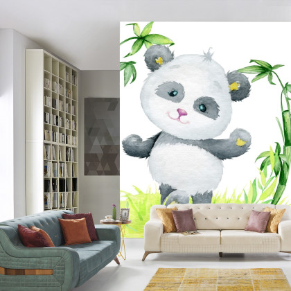 Fototapeta Panda I Bambus