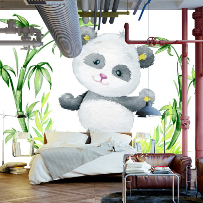 Fototapeta Panda I Bambus