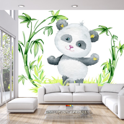 Fototapeta Panda I Bambus