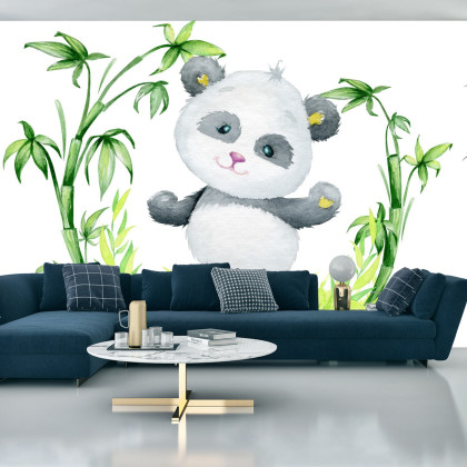 Fototapeta Panda I Bambus