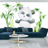 Fototapeta Panda I Bambus