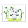 Fototapeta Panda I Bambus