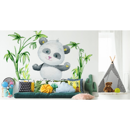Fototapeta Panda I Bambus