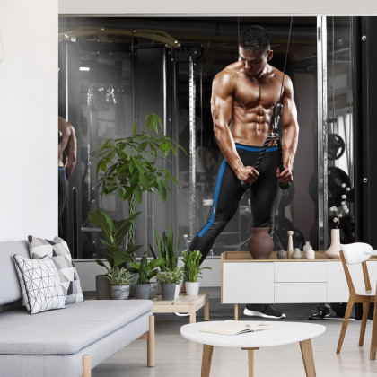 Fototapeta Muskularny Mężczyzna Podczas