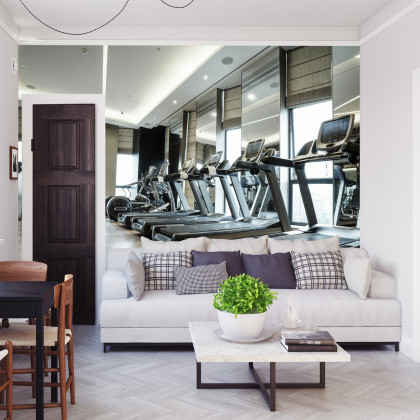 Fototapeta Nowoczesny Klub Fitness