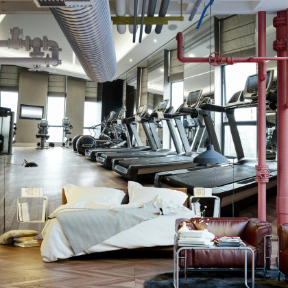 Fototapeta Nowoczesny Klub Fitness