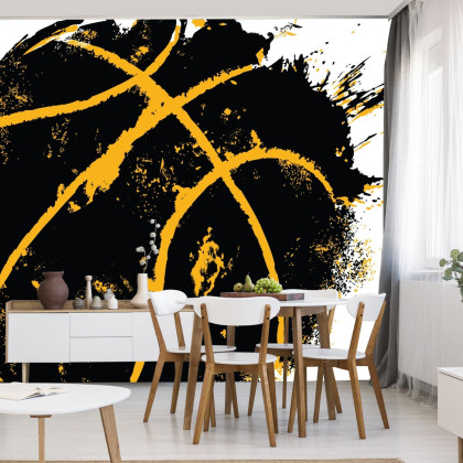 Fototapeta Piłka W Stylu Graffiti