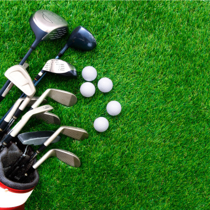 Fototapeta Kije Golfowe Na