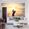 Fototapeta Golfista Na Tle Zachodu Słońca
