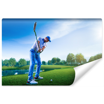 Fototapeta Golfista W Czasie Rozgrywki
