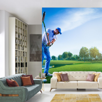 Fototapeta Golfista W Czasie Rozgrywki