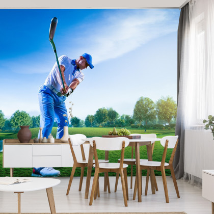 Fototapeta Golfista W Czasie Rozgrywki