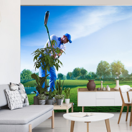 Fototapeta Golfista W Czasie Rozgrywki