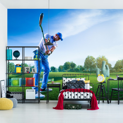 Fototapeta Golfista W Czasie Rozgrywki